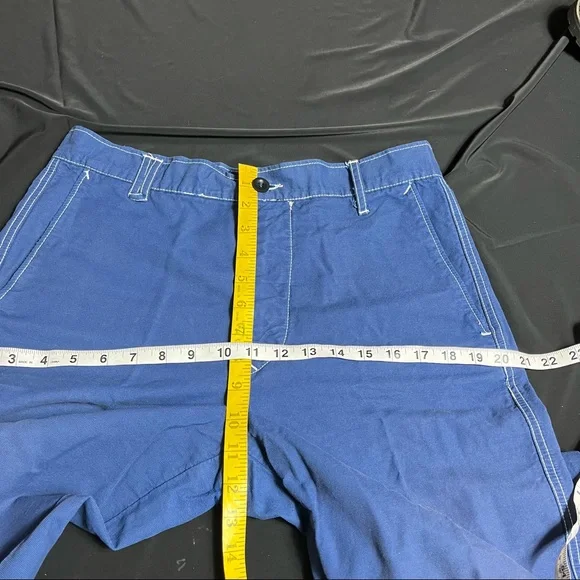 Vintage Y2k 90s Replay Blue Cargo Work Pants size 33 - Picture 7 of 14